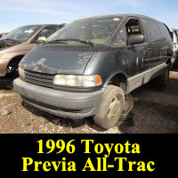 Junkyard 1996 Toyota Previa Alltrac
