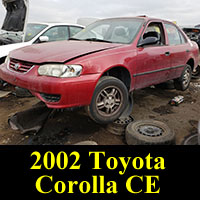 Junkyard 2002 Toyota Corolla
