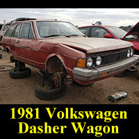 Junkyard 1981 Volkswagen Dasher wagon