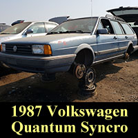 Junkyard 1987 VW Quantum Syncro