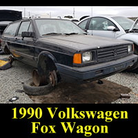 Junkyard 1990 Volkswagen Fox wagon