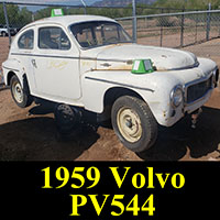 Junkyard 1959 Volvo PV544