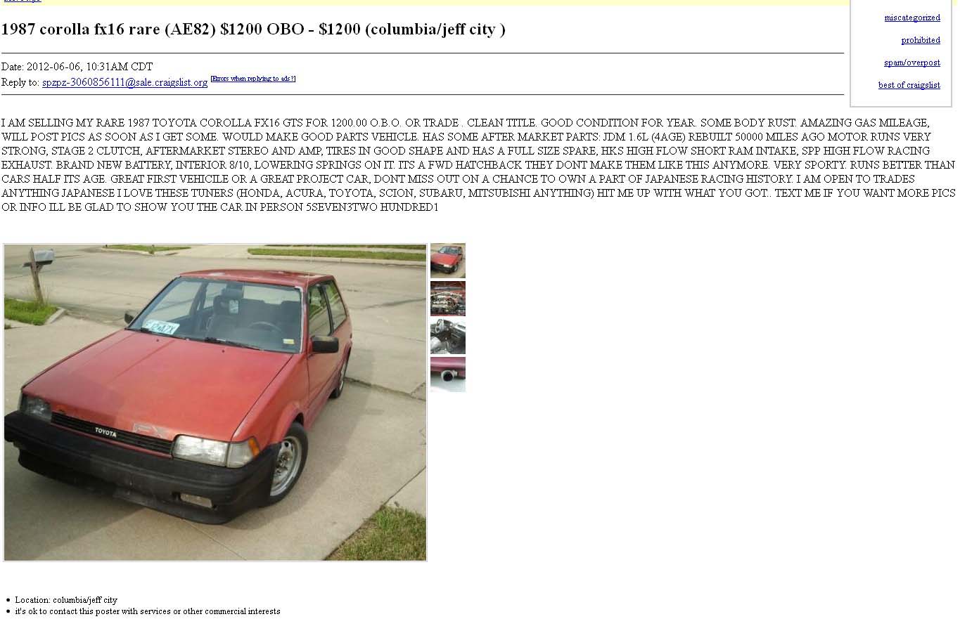 Project Car Hell 1980s Hot Hatches Edition Corolla Fx16 Gt S Or Our Project Fx16 Will Serve As The Starting Point For A Supercharged 4agze Swap To Ensure Adequate Broken Parts Performance And So We Ll Look At This 1987