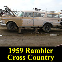 Junkyard 1959 Rambler Cross Country Wagon