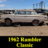 1962 Rambler Classic in junkyard