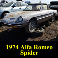 junkyard 1974 Alfa Romeo Spider