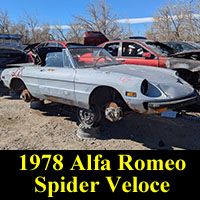 Junkyard 1978 Alfa Romeo Spider Veloce