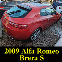 Junked 2009 Alfa Romeo Brera S