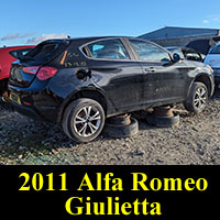 Junkyard 2011 Alfa Romeo Giulietta