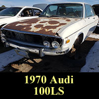 Junkyard 1970 Audi 100LS