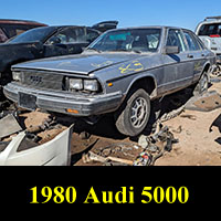 Junked 1980 Audi 5000