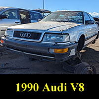 Junked 1990 Audi V8 Quattro
