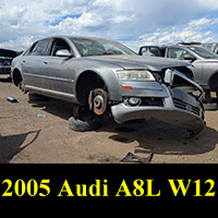 2005 Audi A8 L W12 in Junkyard