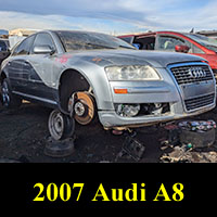 Junked 2007 Audi A8