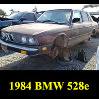 1984 BMW 528e