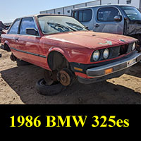 Junkyard 1986 BMW E30