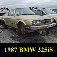 Junkyard 1987 BMW 325is