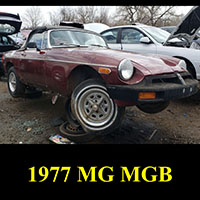 junkyard 1977 MGB
