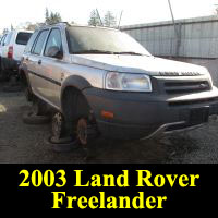 Junkyard 2003 Land Rover Freelander