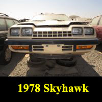 Junkyard 1978 Buick Skyhawk