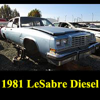 Junkyard 1981 Buick LeSabre Diesel