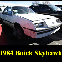 Junkyard 1984 Buick Skyhawk