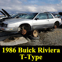 Junkyard 1986 Buick Riviera T-Type