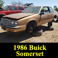 Junkyard 1986 Buick Regal Somerset