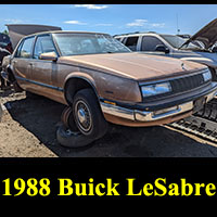 1988 Buick LeSabre in junkyard