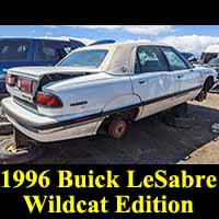 Junkyard 1996 Buick LeSabre Wildcat Edition