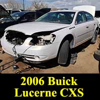 Junkyard 2006 Buick Lucerne CXS