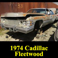 Junkyard 1974 Cadillac Fleetwood Brougham