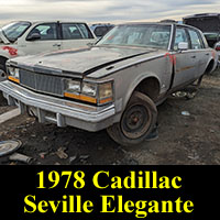 Junked 1978 Cadillac Seville Elegante
