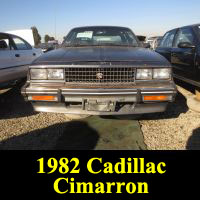 Junkyard 1982 Cadillac Cimarron