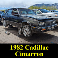 Junkyard 1982 Cadillac Cimarron