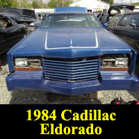 Junkyard 1984 Cadillac Eldorado