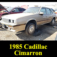 Junkyard 1985 Cadillac Cimarron