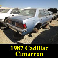 Junkyard 1987 Cadillac Cimarron