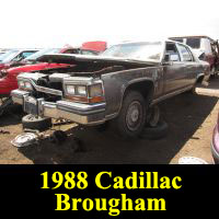 Junkyard 1988 Cadillac Brougham d'Elegance