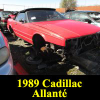 Junkyard 1989 Cadillac Allante