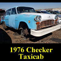 Junkyard 1976 Checker Taxicab