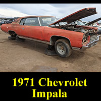 Junkyard 1971 Chevrolet Impala coupe