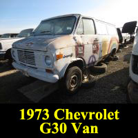 Junkyard 1973 Chevrolet G30 van