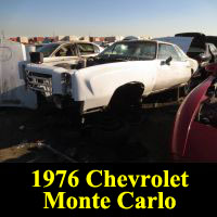 Junkyard 1976 Chevrolet Monte Carlo