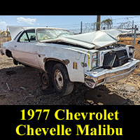 Junked 1977 Chevy Malibu