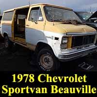 Junkyard 1978 Chevrolet Beauville Van