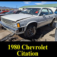 Junkyard 1980 Chevrolet Citation
