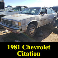 Junkyard 1981 Chevrolet Citation