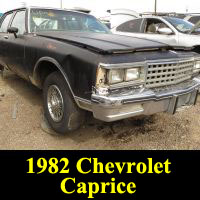 Junkyard 1982 Chevrolet Caprice