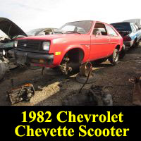 Junkyard 1982 Chevrolet Chevette Scooter